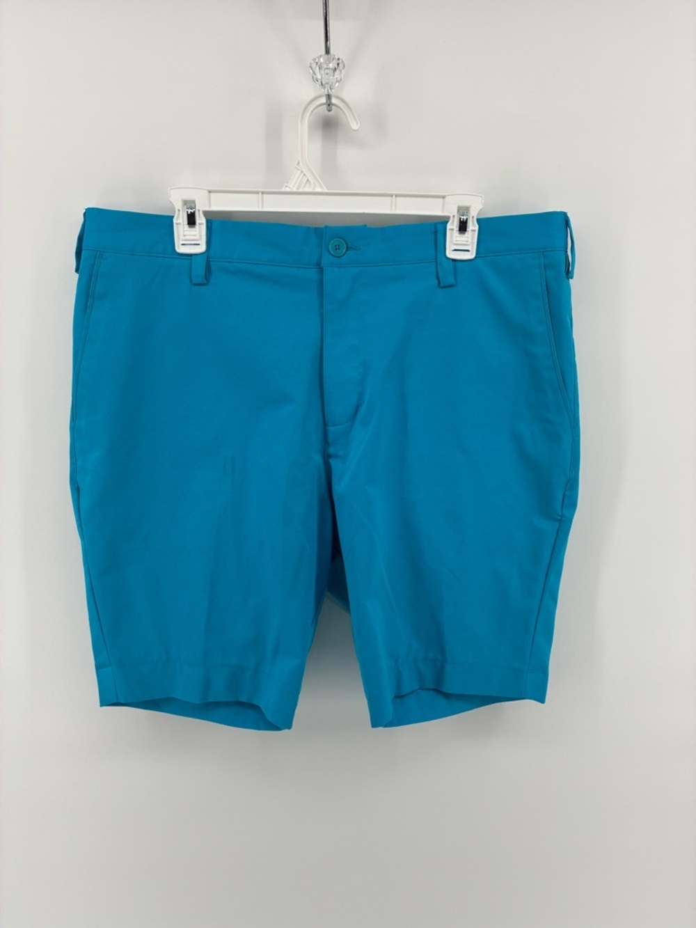 Men's Teal Performance Shorts adidas Golf Flat Front